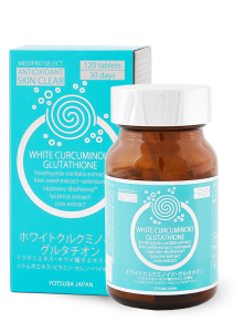Антиоксидант / детокс / чиста шкіра  WHITE CURCUMINIOD GLUTATION 120 табл.