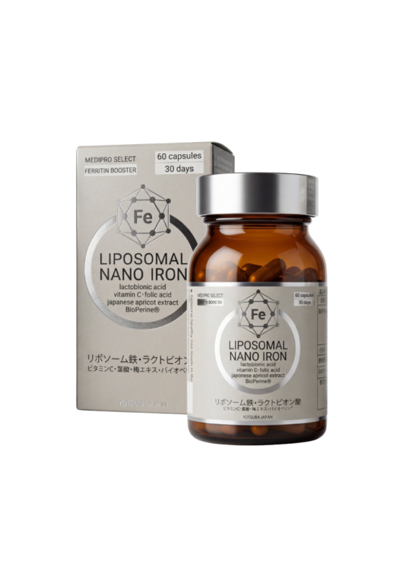Для підняття заліза Liposomal  Nano Iron (60 капсул)